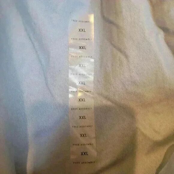 Free Assembly Men's Azure Blue Cotton E-Waist Utility Drawstring Shorts w Pocket - Picture 7 of 10